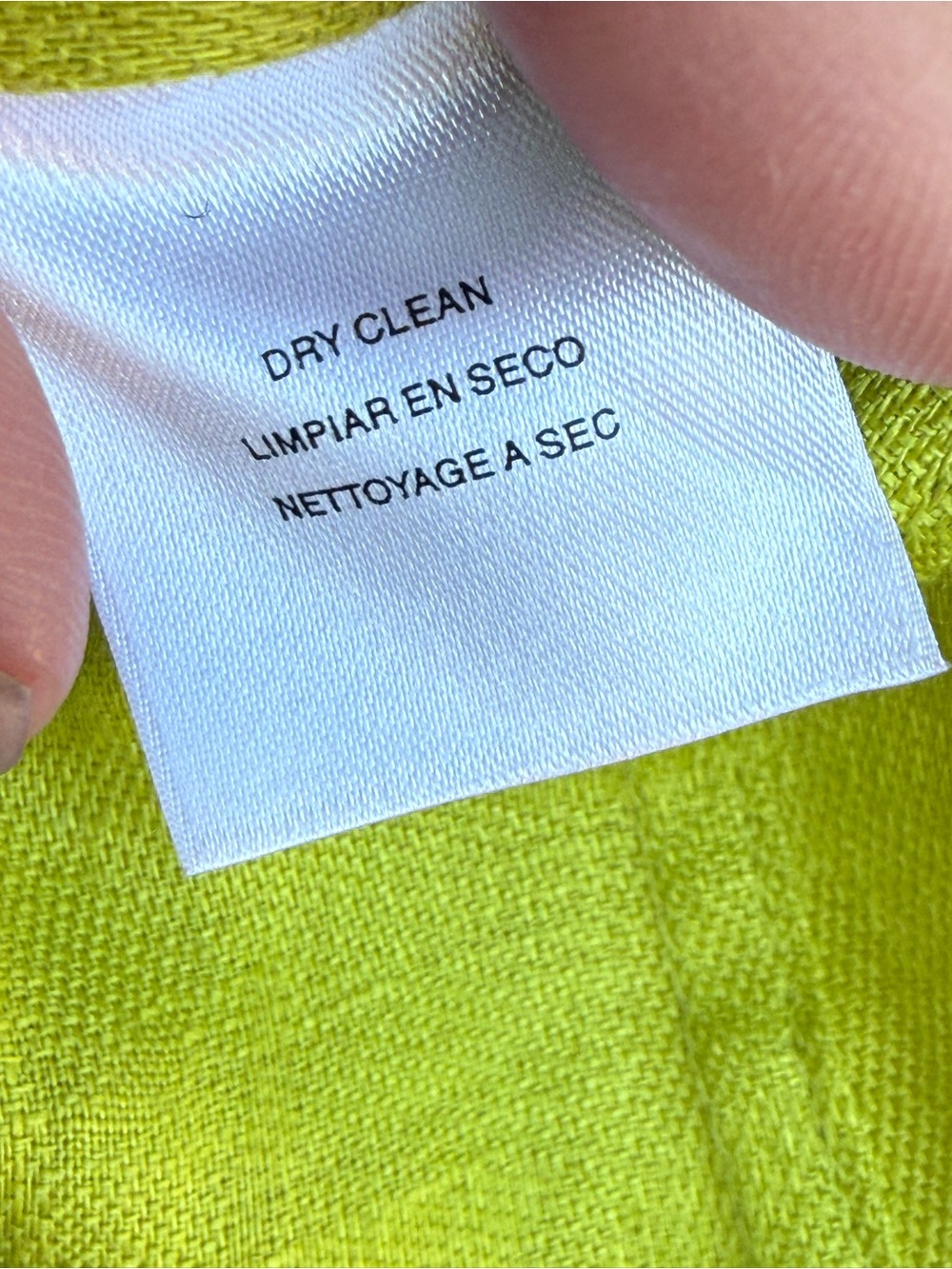 Jones New York Bright Lime Green Linen Blend Blazer 10 - Picture 6 of 8